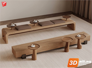 Cafe Furniture Skp Files 